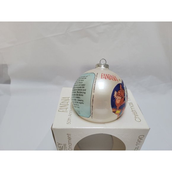 1990 Disney Fantasia 50th Anniversary Christmas Collectable Ball Ornament - Picture 5 of 12